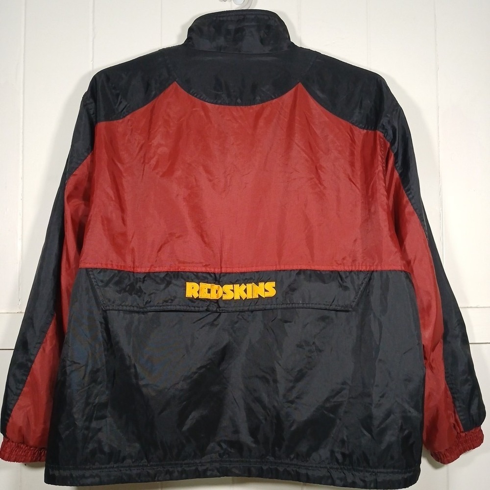 VTG 90s Washington Redskins REVERSIBLE NFL Jacket G-III Carl Banks Men's Large - Picture 14 of 16